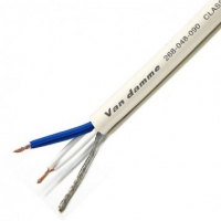 Van Damme Classic Quad biały kabel mikrofonowy /cena za mb.