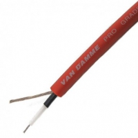 Van Damme czerwony classic kabel instrumentalny/cena za mb.